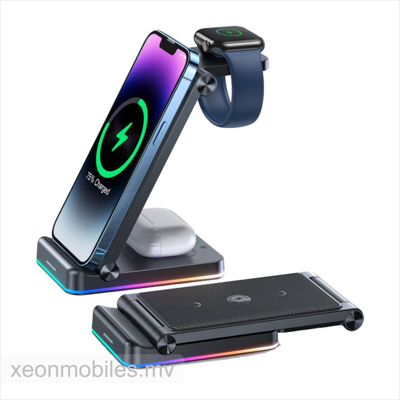 3-in-1 Foldable Wireless Charging Station WQN01