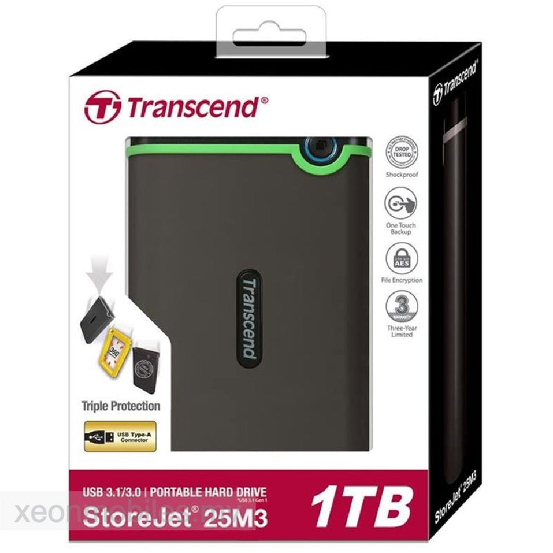 Transcend StoreJet 25M3 External HDD 2.5" USB 3.0